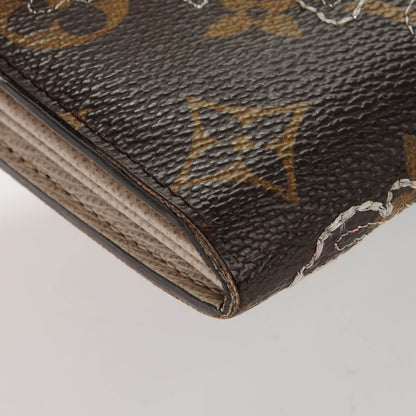 Louis Vuitton Monogram Dentelle Sarah Wallet Silver 9 of 9