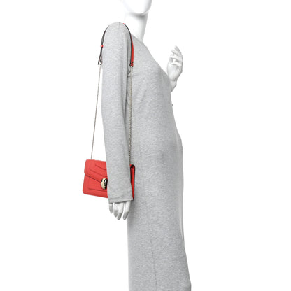 Bulgari Calfskin Serpenti Forever Crossbody Bag Red 2 of 9