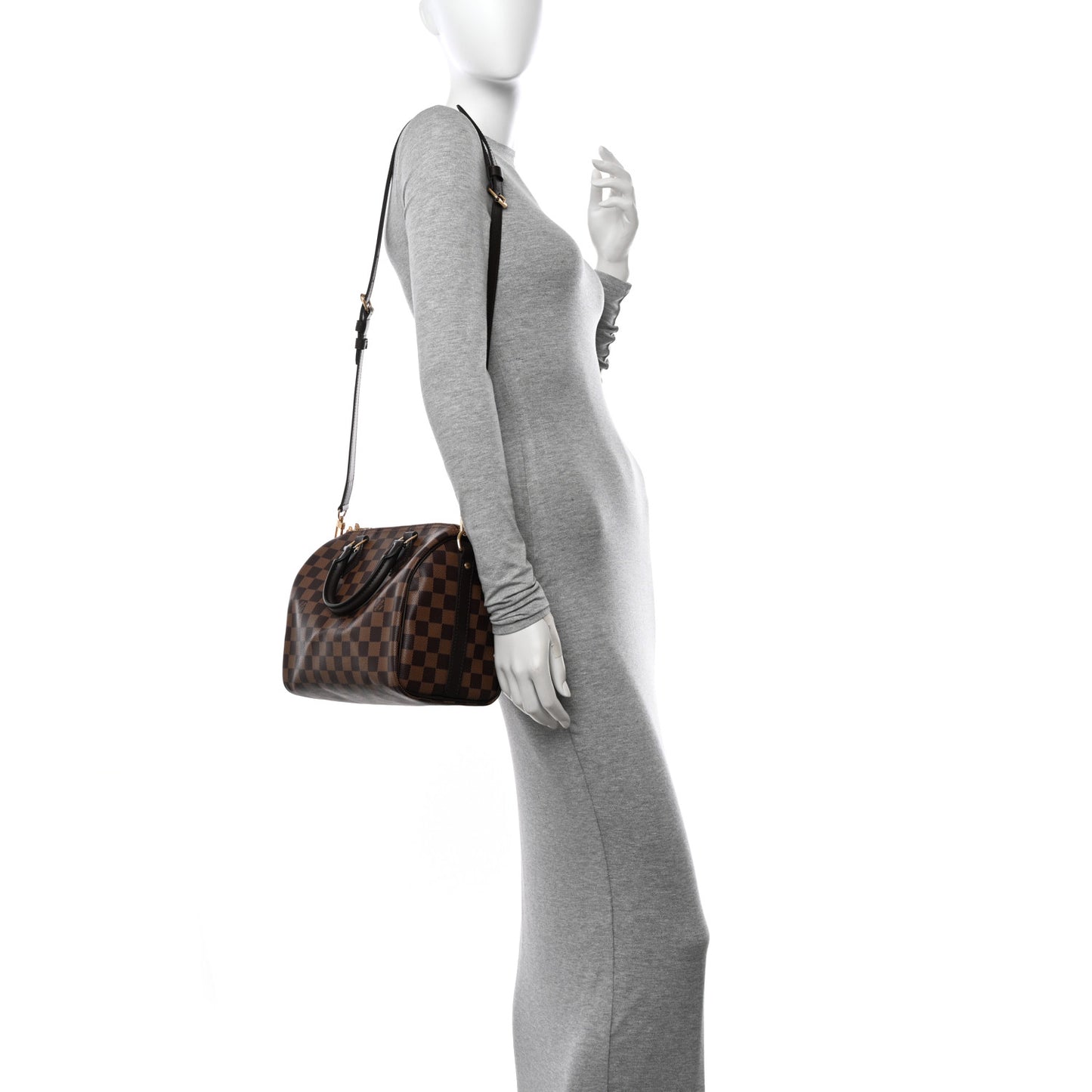 Damier Ebene Speedy Bandouliere 25