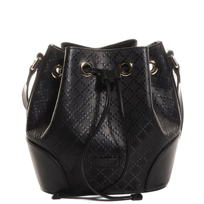 Gucci Bright Diamante Small Bucket Bag Black 1 of 9