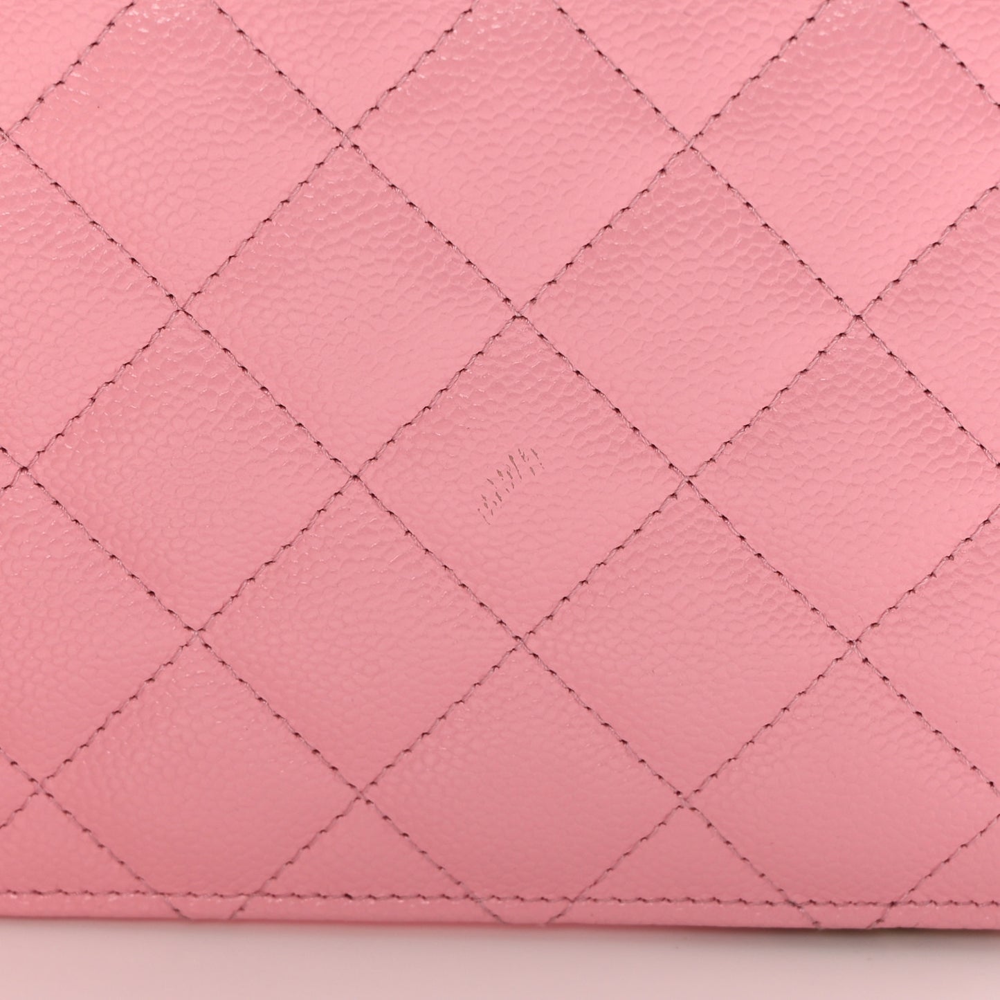 Caviar Quilted Multi Chain Wallet On Chain WOC Light Pink