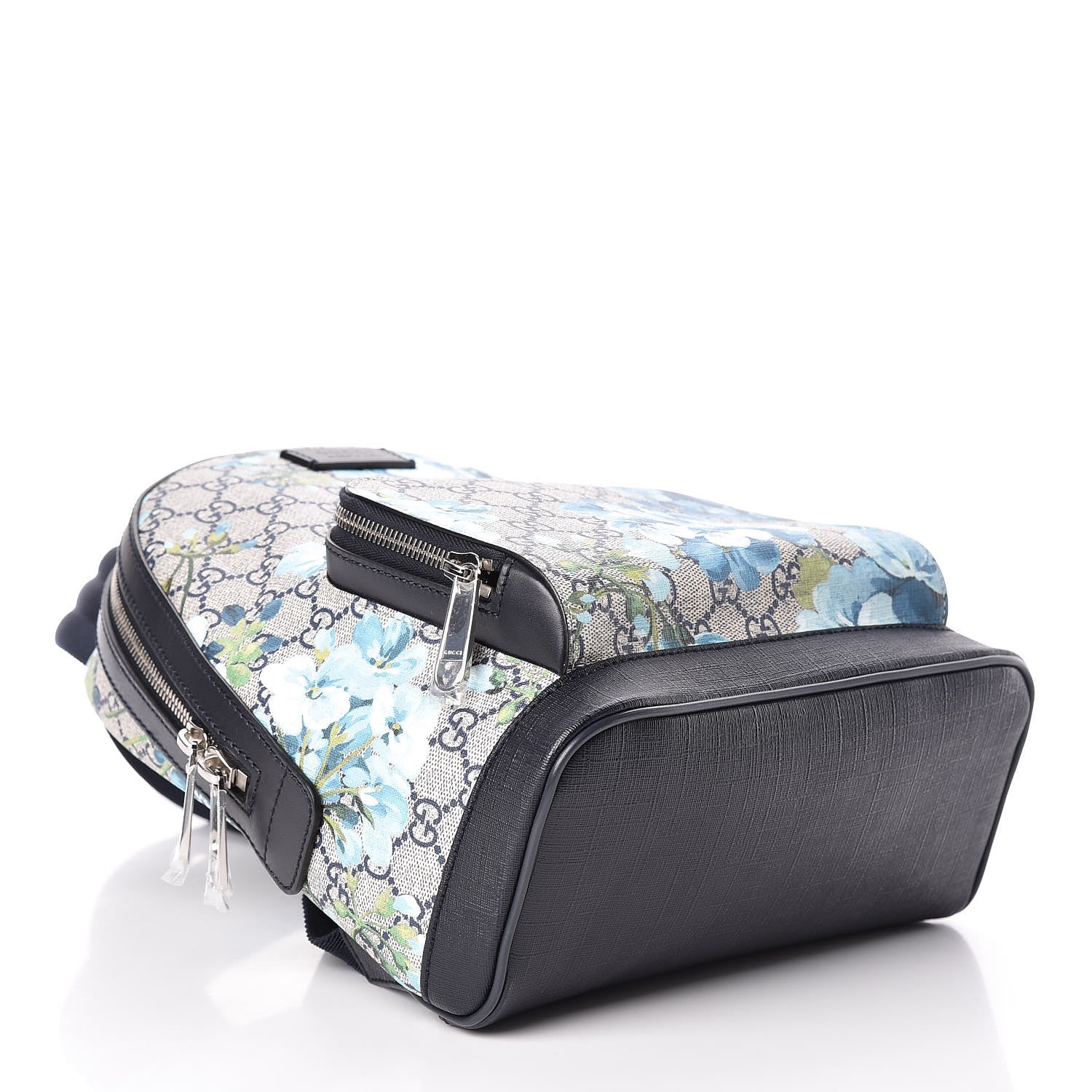 Gucci GG Supreme Monogram Blooms Small Day Backpack Blue 4 of 10