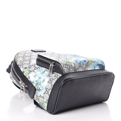 Gucci GG Supreme Monogram Blooms Small Day Backpack Blue 4 of 10