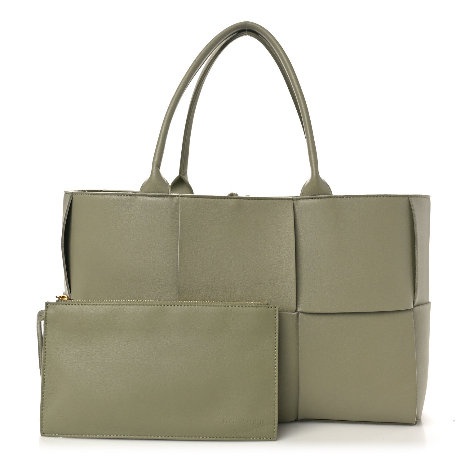 Bottega Veneta Nappa Maxi Intrecciato Medium Arco Tote Travertine 2 of 9