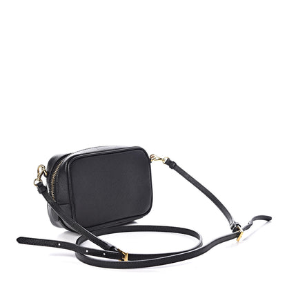 Prada Saffiano Mini Camera Crossbody Bag Black 3 of 9