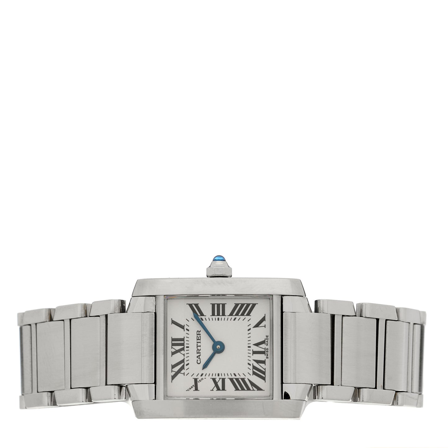 Stainless Steel 20mm Tank Francaise Quartz Watch