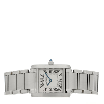 Cartier Stainless Steel 20mm Tank Francaise Quartz Watch 2 of 4