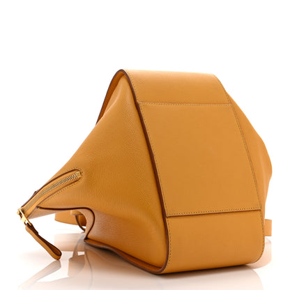 Loewe Grained Calfskin Small Hammock Shoulder Bag  Yellow 4 of 10