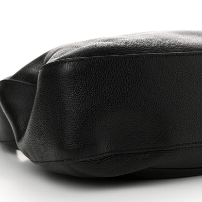 Prada Vitello Daino Medium Pocket Hobo Bag Black 9 of 17