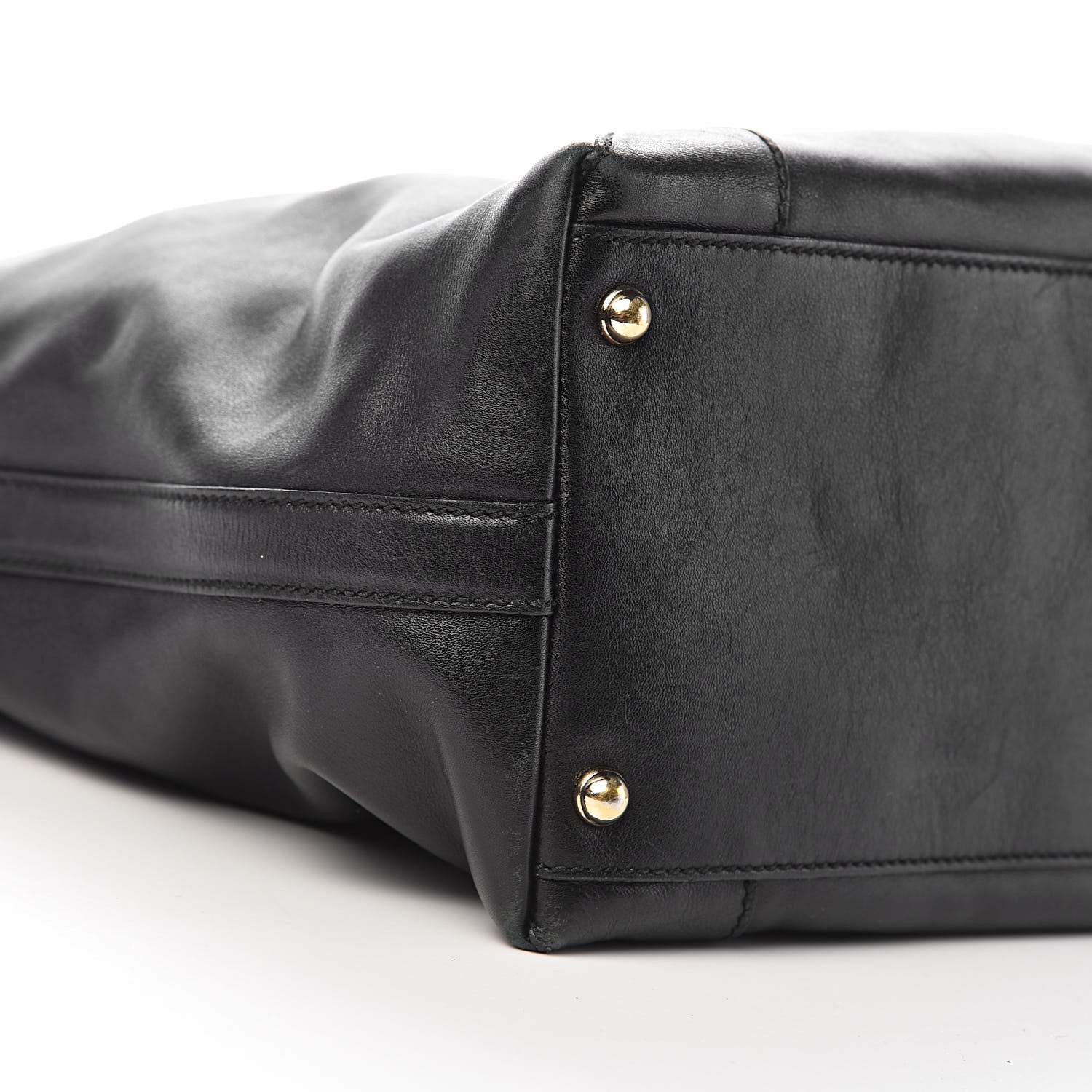 Gucci Calfskin Creole Large Tote Black 11 of 14
