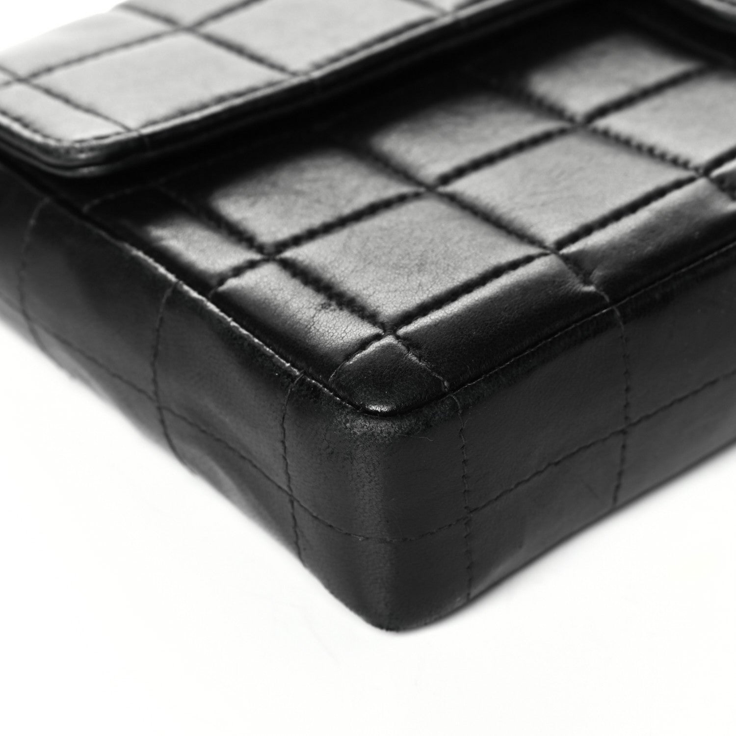 Chanel Lambskin East West Chocolate Bar Flap Black 5 of 8