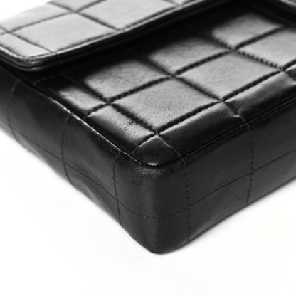 Chanel Lambskin East West Chocolate Bar Flap Black 5 of 8
