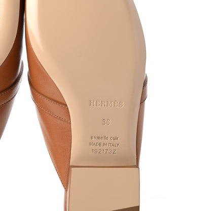 Hermes Goatskin Oz Mules 36 Palissandre 6 of 8