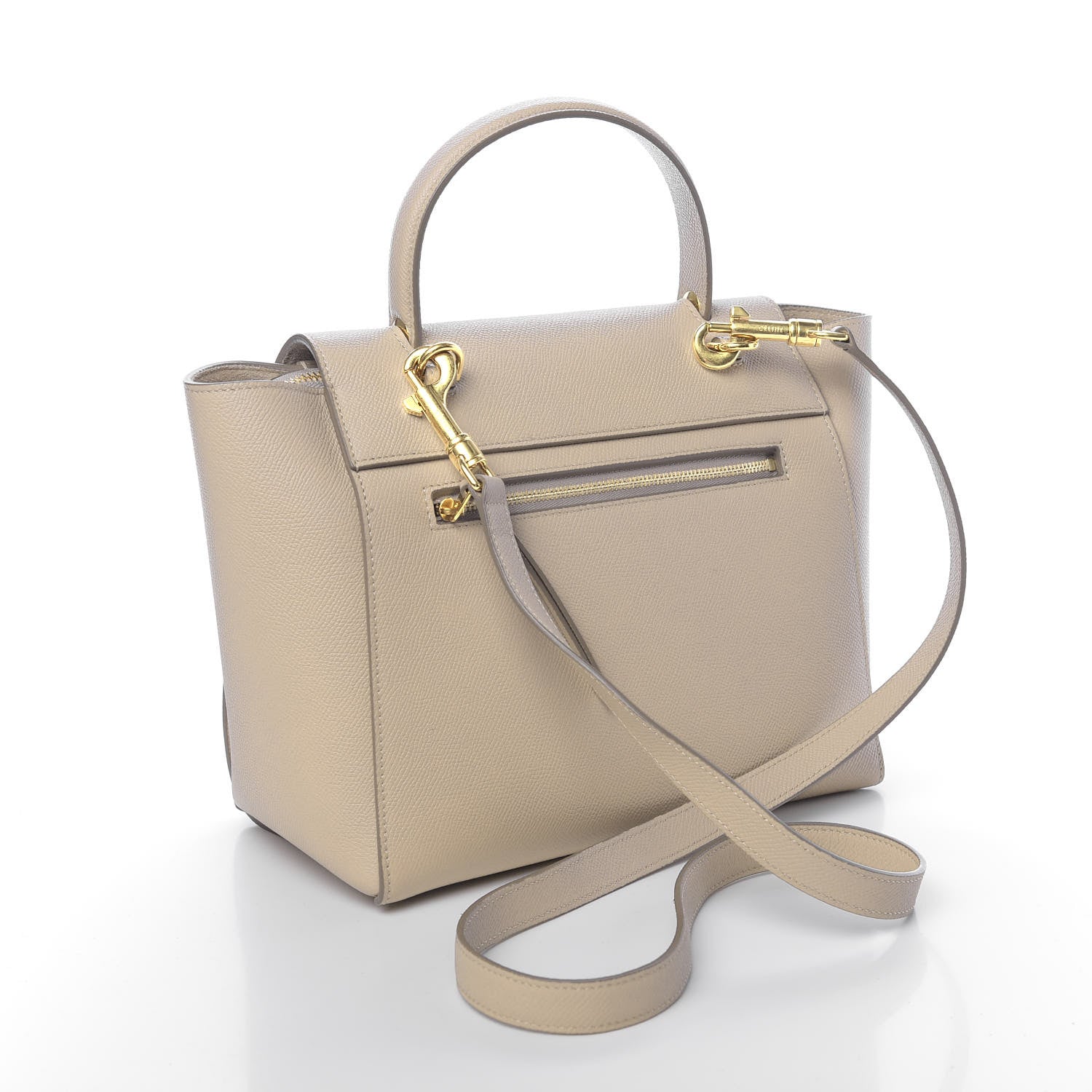 Celine Grained Calfskin Micro Belt Bag Light Taupe 3 of 11