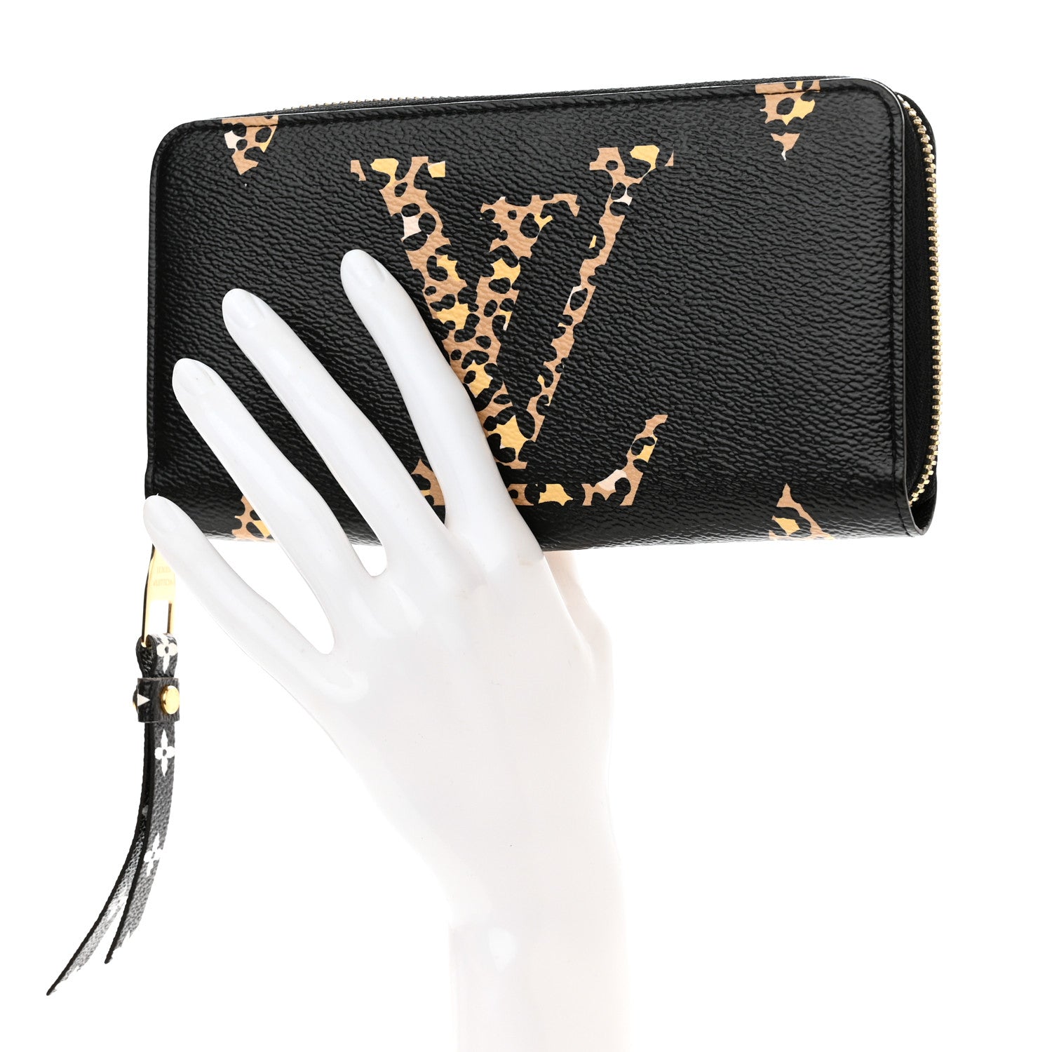 Louis Vuitton Monogram Giant Jungle Zippy Wallet Black 1 of 7