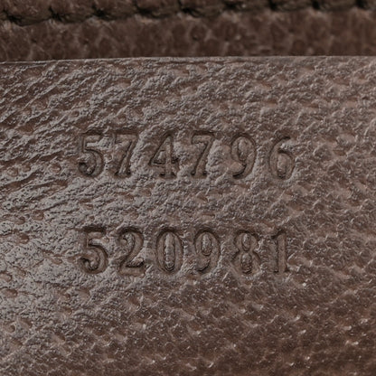 Gucci Soft GG Supreme Monogram Medium Ophidia Belt Bag Dark Brown 7 of 10