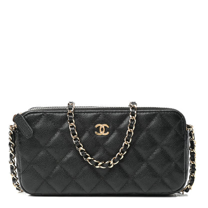 Chanel Caviar Quilted Small Clutch With Chain Black 1 of 10