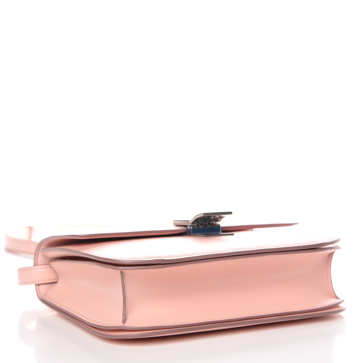Box Calfskin Medium Classic Box Flap Bag Blush