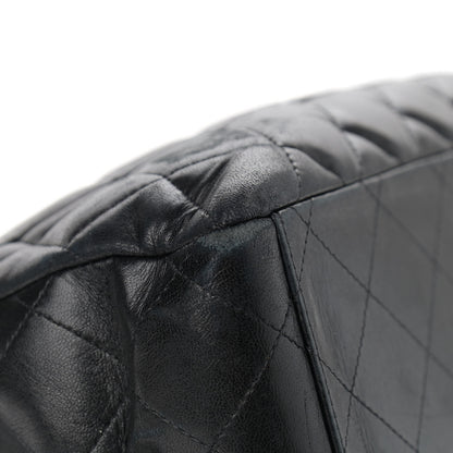 Chanel Lambskin Quilted Maxi Single Flap Black 10 of 14
