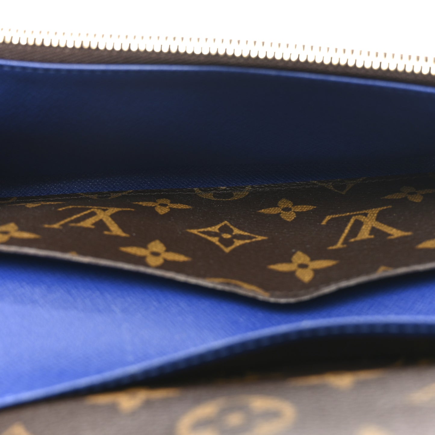 Monogram Emilie Wallet Blue