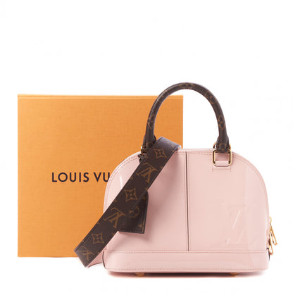 Louis Vuitton Patent Monogram Alma BB Rose Ballerine 8 of 8