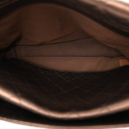 Chanel Metallic Lambskin Pony Hair Quilted Large Paris-Salzburg Front Flap Tote Bronze 6 of 14