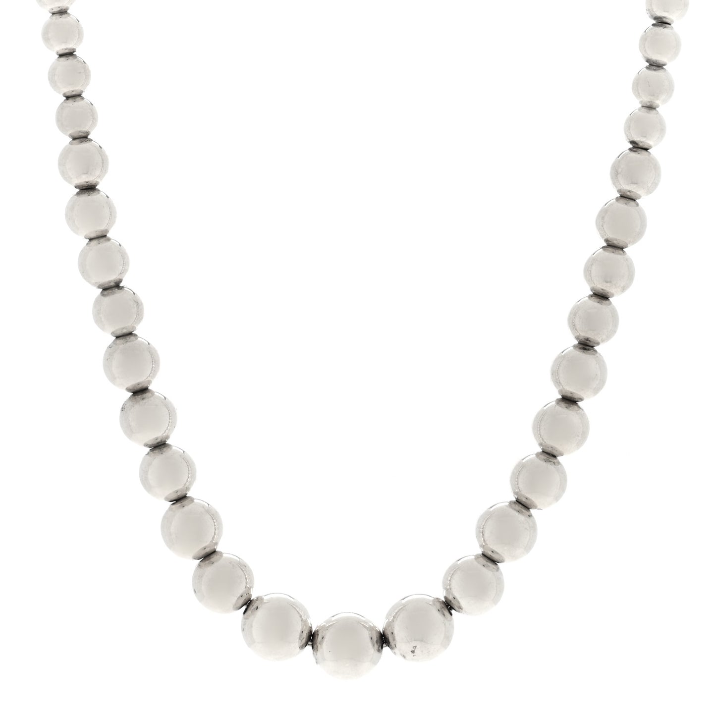 Sterling Silver HardWear Graduated Ball Necklace