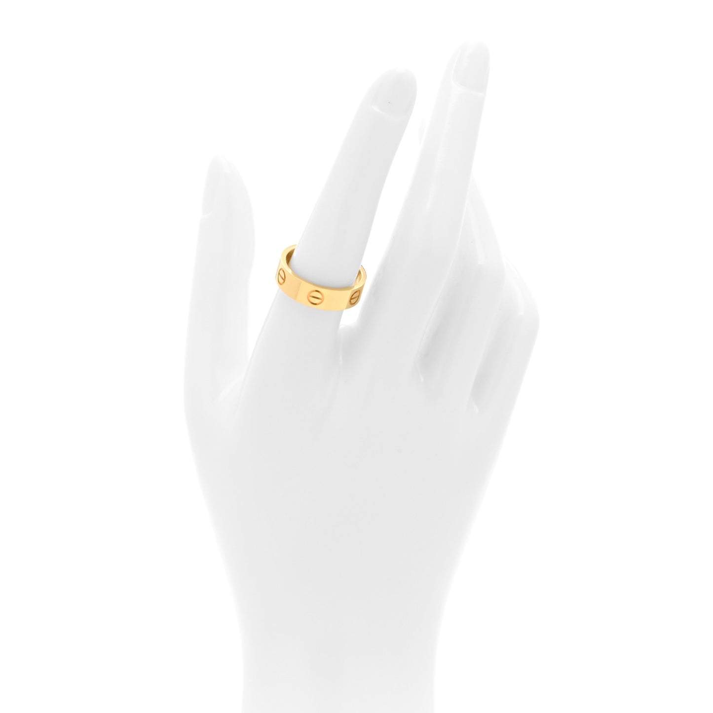 18K Yellow Gold 5.5mm LOVE Ring 56 7.75