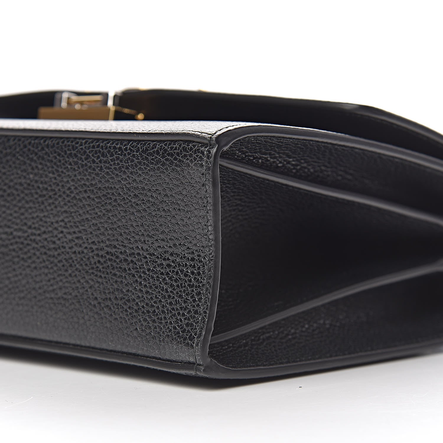 Gucci Grainy Calfskin Small Zumi Shoulder Bag Black 10 of 12