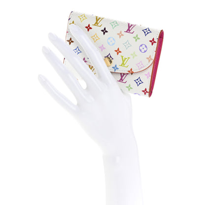 Louis Vuitton LV X TM Monogram Multicolor Rosalie Coin Purse White Kawaii Pink 3 of 16
