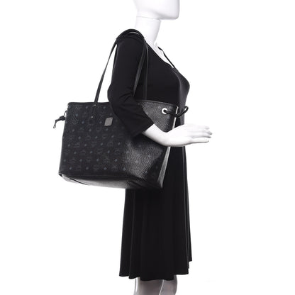 MCM Metallic Galaxy Visetos Medium Project Reversible Shopper Tote Black Multicolor 2 of 18