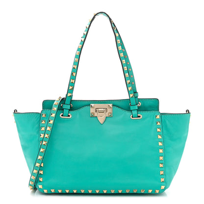 Valentino Garavani Vitello Small Rockstud Tote Colibri 1 of 14
