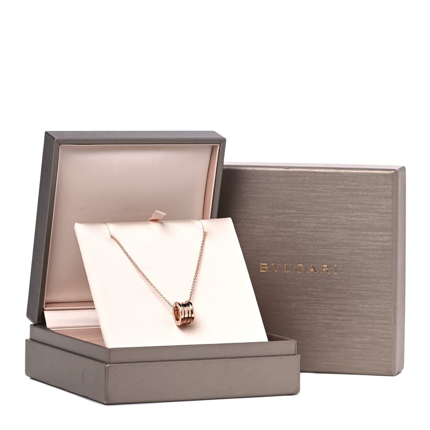 18K Rose Gold B.Zero1 Pendant Necklace