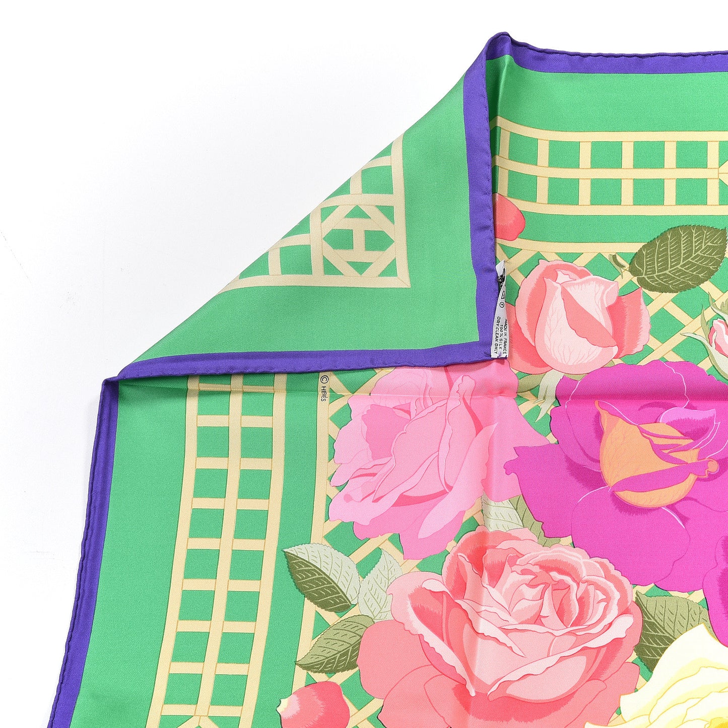 Silk Roseraie Scarf 90