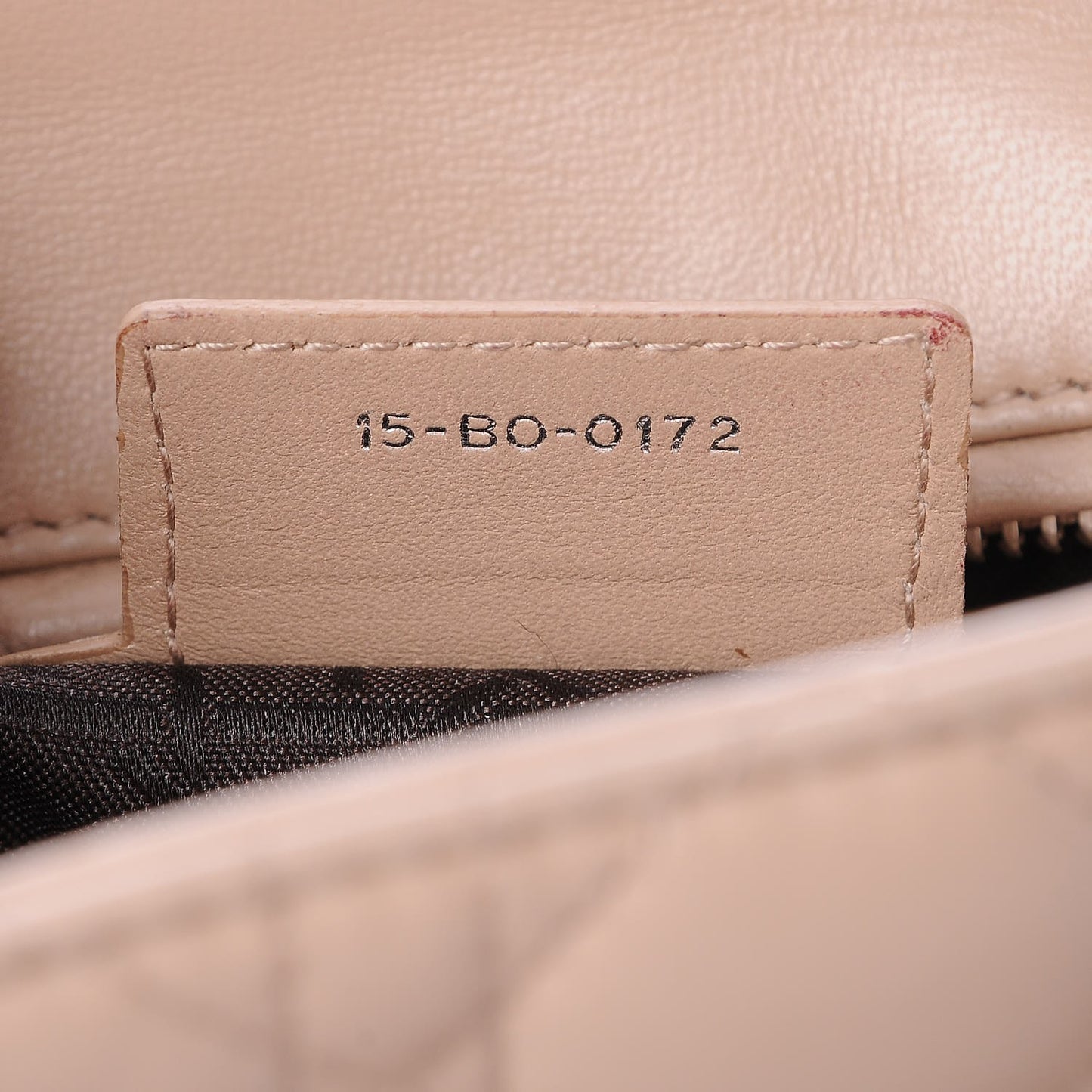 Lambskin Cannage Large Lady Dior Beige