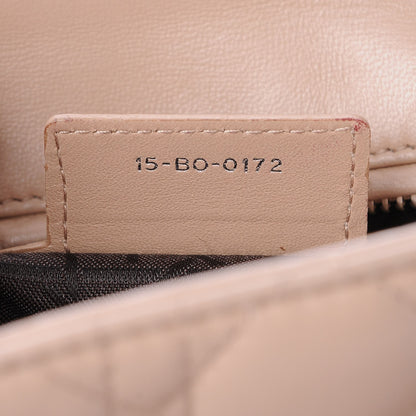 Christian Dior Lambskin Cannage Large Lady Dior Beige 8 of 9