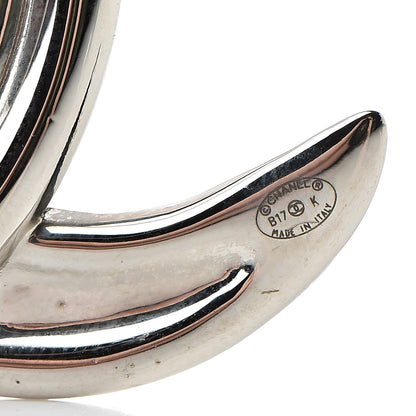 Chanel Crystal CC Brooch Silver 4 of 6
