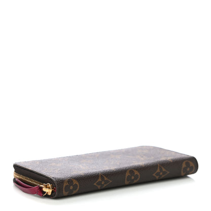 Louis Vuitton Monogram Clemence Wallet Fuchsia 4 of 9