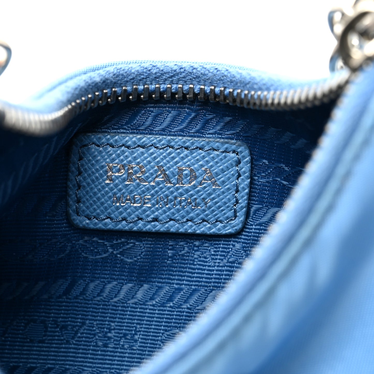 Tessuto Nylon Saffiano Mini Re-Edition 2000 Shoulder Bag Pervinca