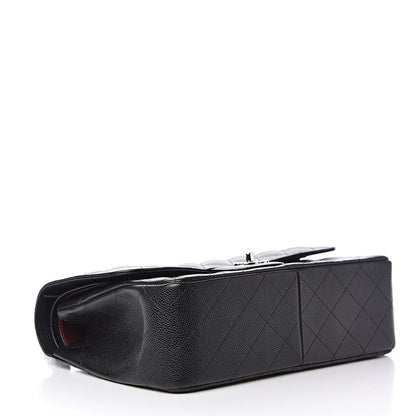 Chanel Caviar Quilted Jumbo Double Flap Black 4 of 10