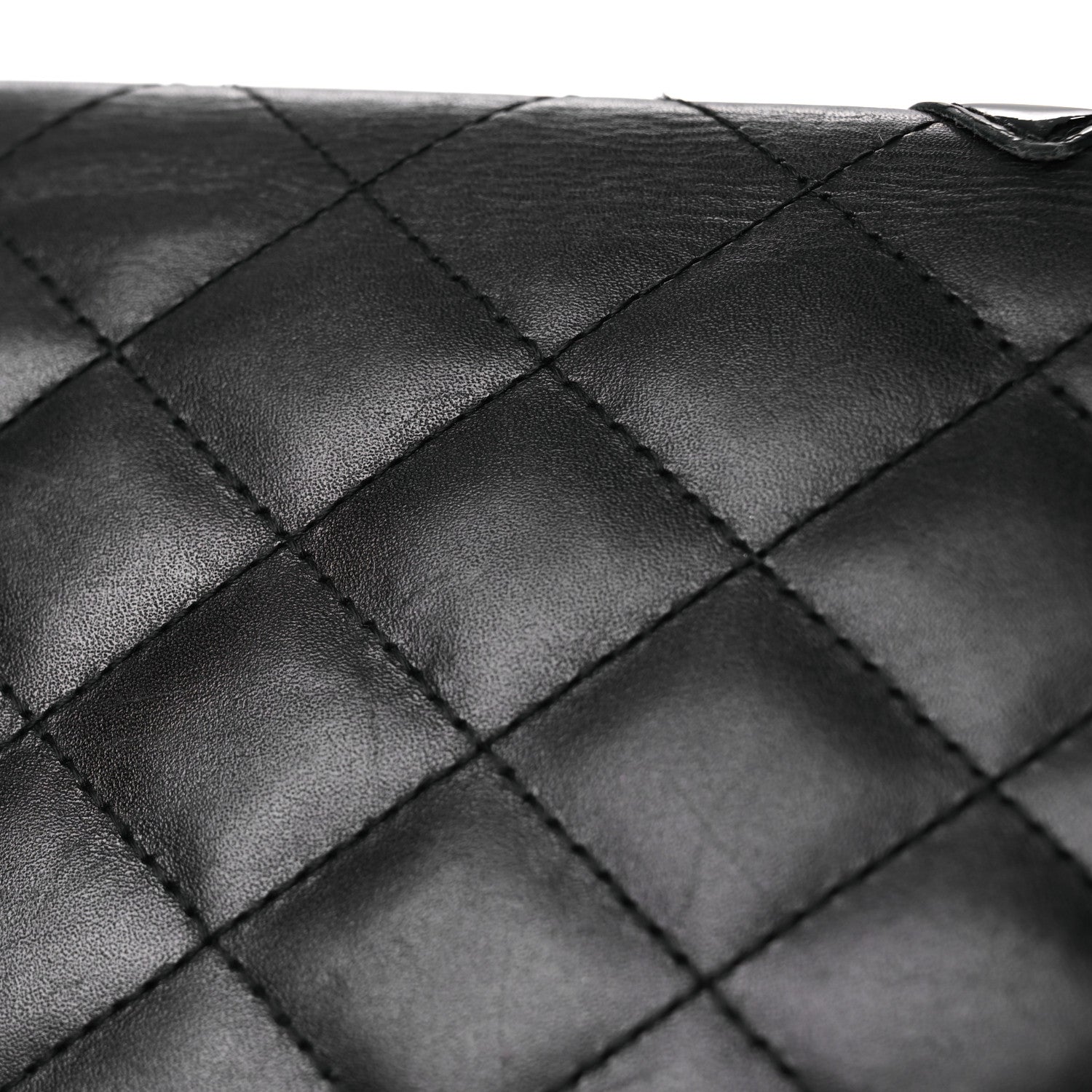 Chanel Calfskin Quilted Cambon Yen Wallet Black 13 of 13