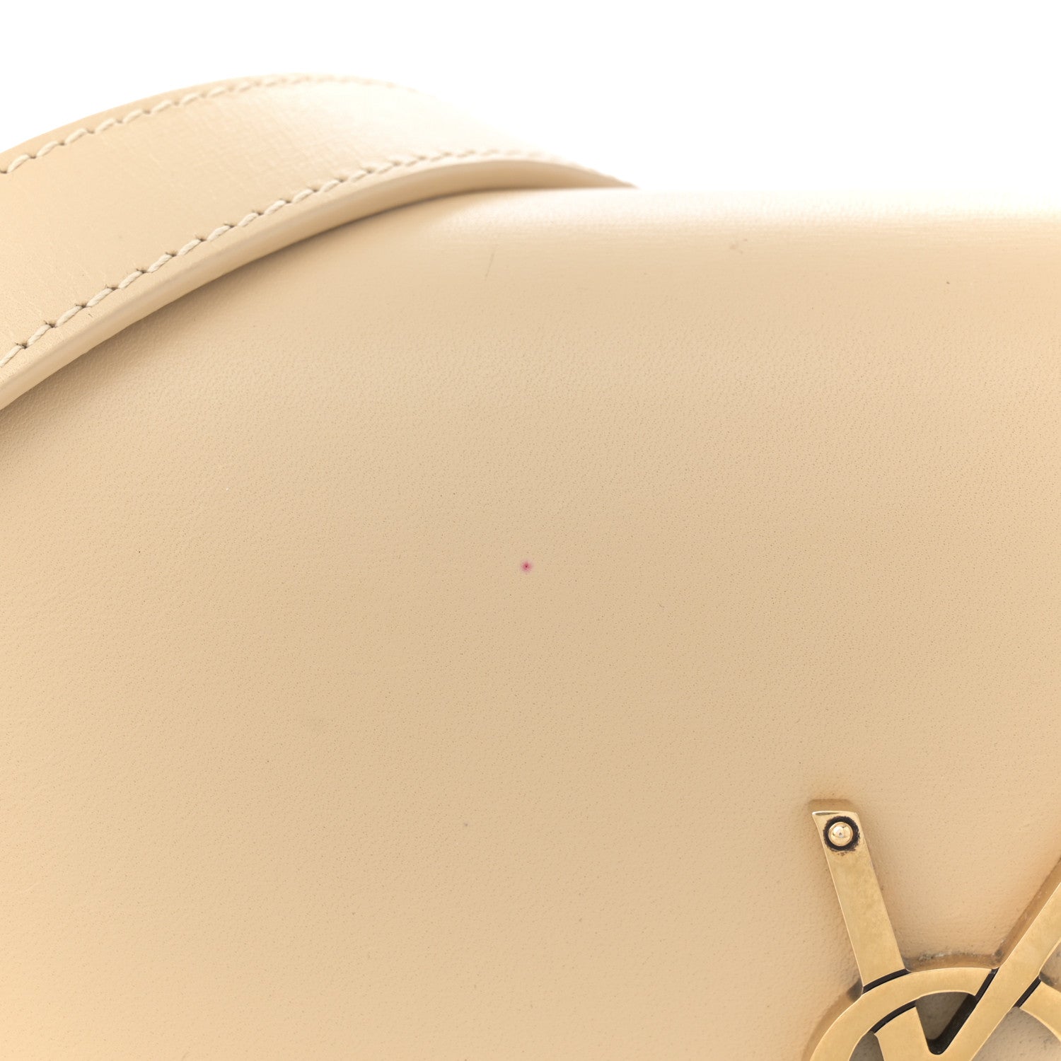 Saint Laurent Smooth Calfskin Small Solferino Satchel Ivory Natural 13 of 14