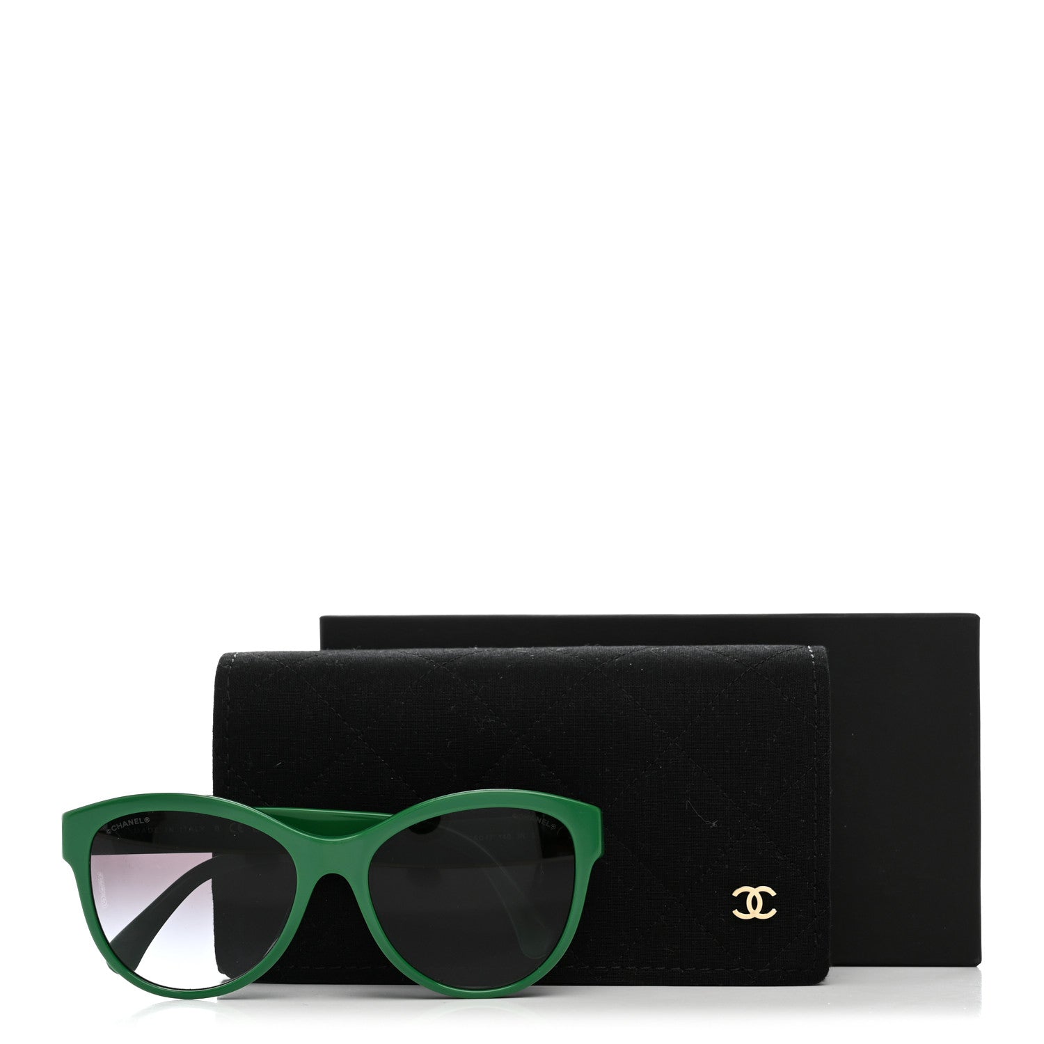 Chanel Acetate Pantos Logo Sunglasses 5458-A Green 7 of 7