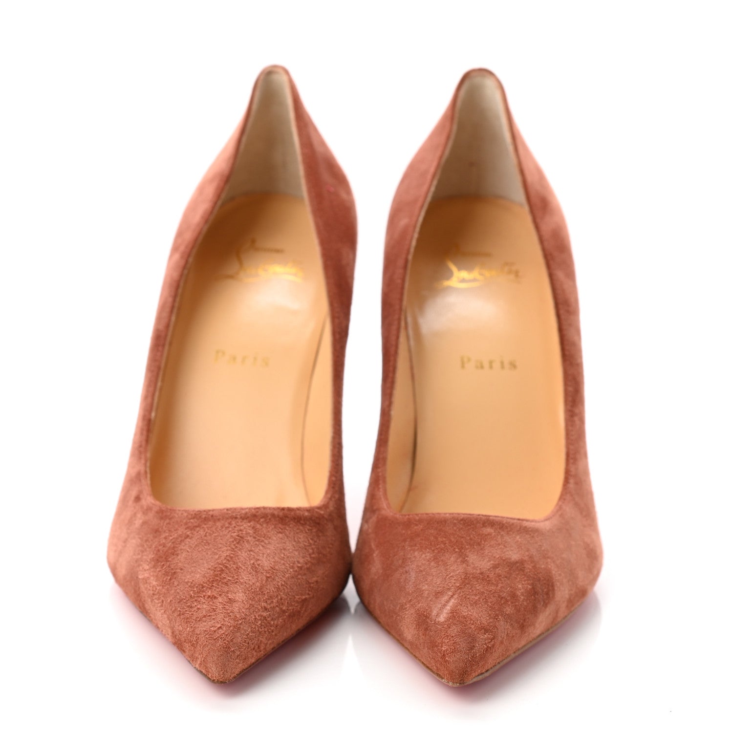 Christian Louboutin Veau Velours Kate 85 Pumps 40 Ecorce 2 of 9