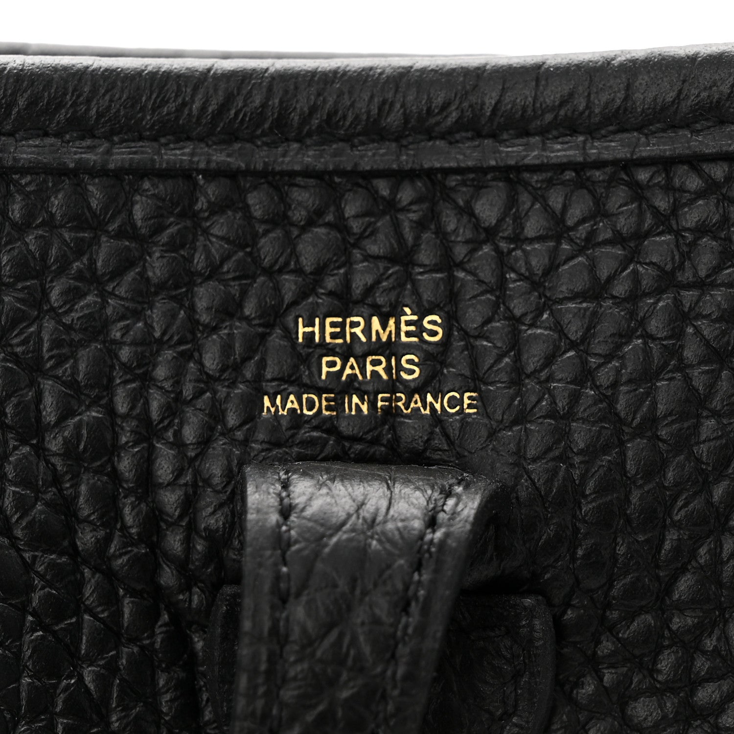 Hermes Taurillon Clemence Evelyne TPM Black 6 of 11