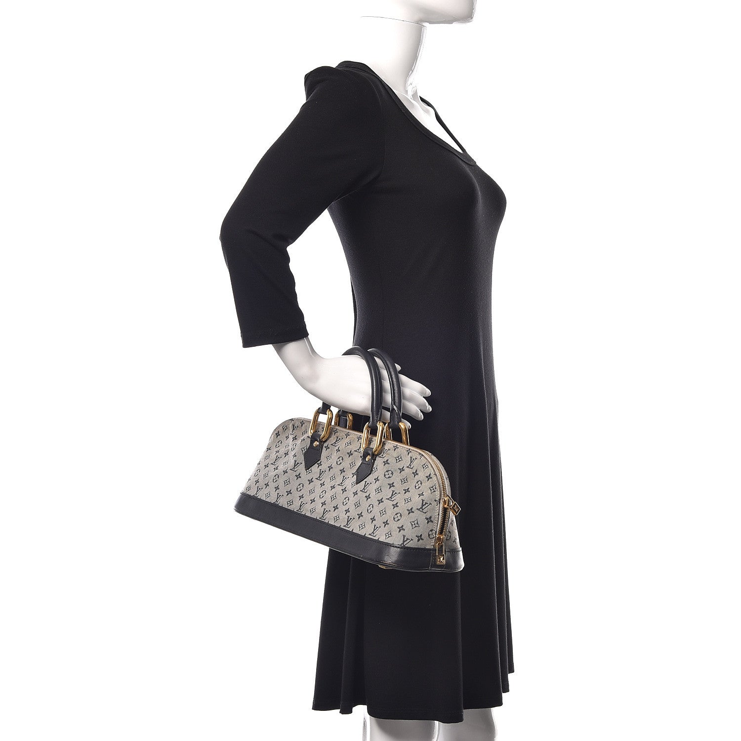 Louis Vuitton Mini Monogram Alma Long Blue 2 of 11