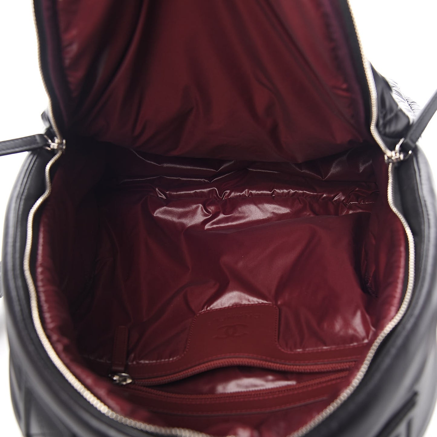 Nylon Quilted Coco Cocoon Backpack Black