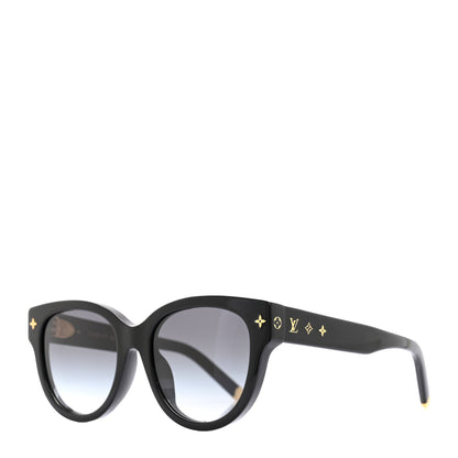 Louis Vuitton Acetate My Monogram Square Sunglasses Z1526E Black 1 of 7