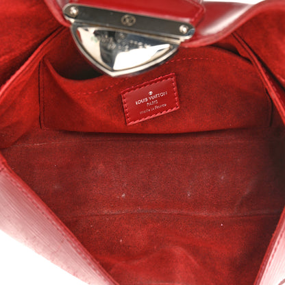Louis Vuitton Epi Montaigne Clutch Red 4 of 11