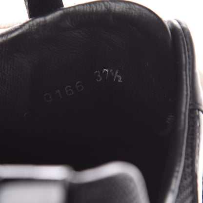 Louis Vuitton Calfskin Run Away Sneakers 37.5 Black 8 of 11